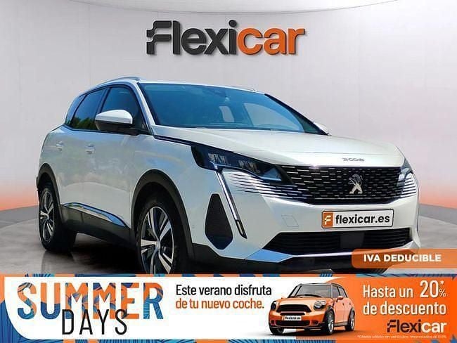 Blanco Usado 2021 Peugeot 3008 Allure SUV | 19.490 € (Precio justo) - Imagen 1/4