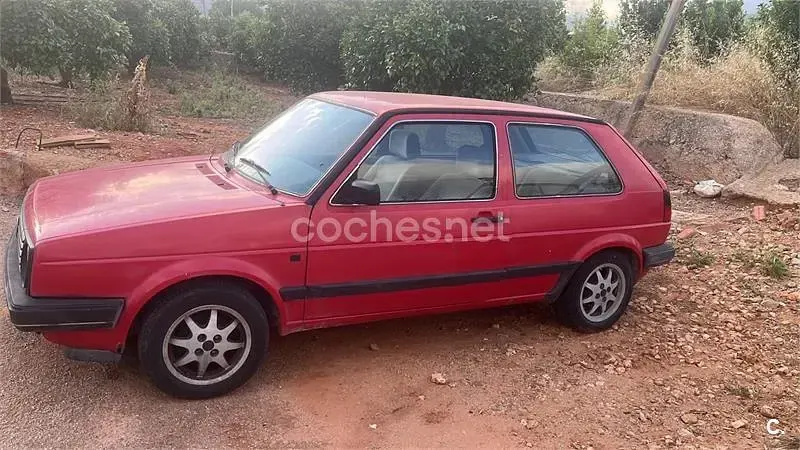 Usado VW Golf II 54 CV (39 kW) 1985 Rojo Utilitario
