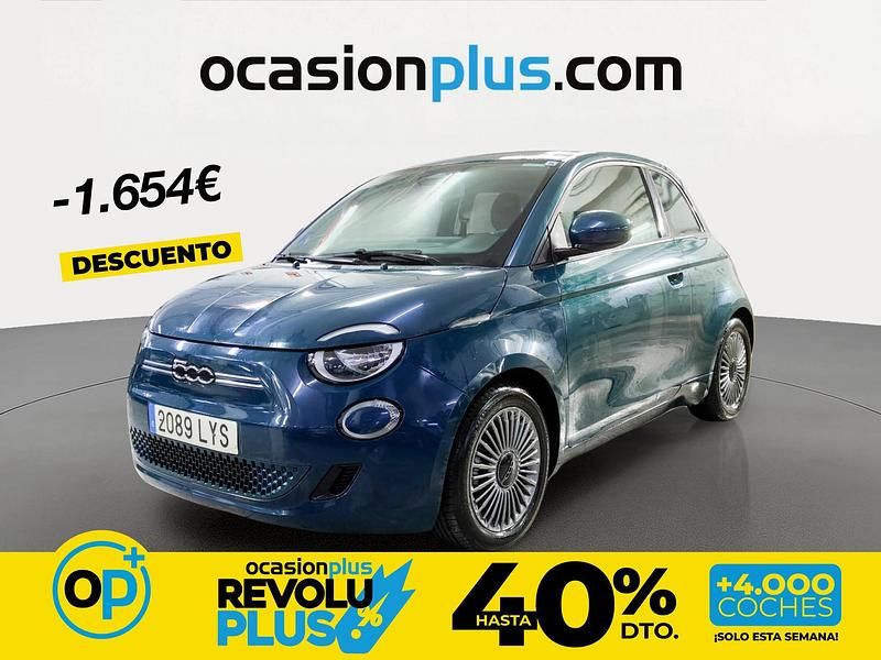Usado Fiat 500e Icon 86 kW (118 CV) 2022 Verde Utilitario
