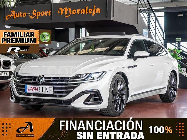 Blanco Usado 2021 VW Arteon R-line Familiar | 32.900 € (Un poco caro) - Imagen 1/4