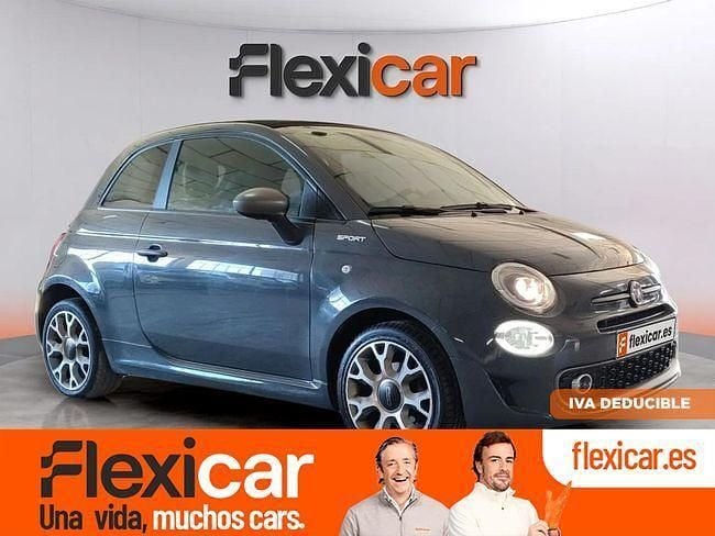 Usado Fiat 500 Sport 70 CV (51 kW) 2022 Gris Descapotable