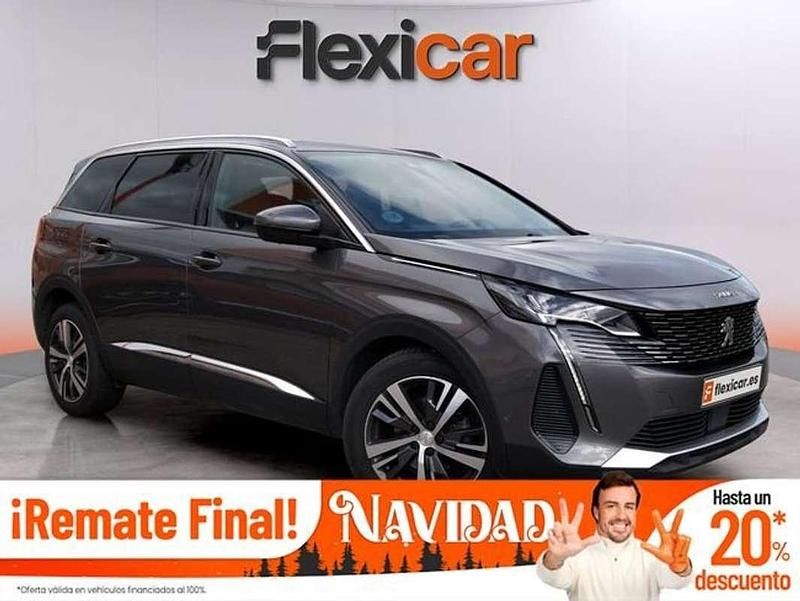 Gris Usado 2021 Peugeot 5008 Allure Monovolumen | 19.490 € (Precio justo) - Imagen 1/4