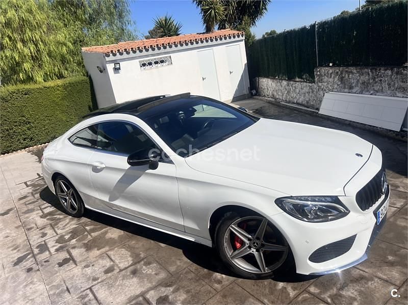 Blanco Usado 2017 Mercedes C220 Coupe | 26.200 € (Precio justo) - Imagen 1/4
