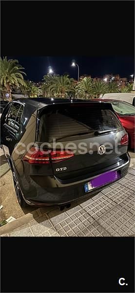 Usado VW Golf VII GTD 184 CV (135 kW) 2017 Negro Berlina
