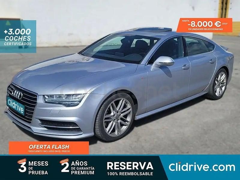 Usado Audi A7 Sportback Premium 218 CV (160 kW) 2014 Gris / plata Utilitario