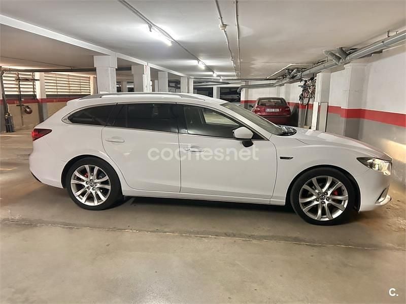 Usado Mazda 6 Luxury 150 CV (110 kW) 2014 Blanco Familiar