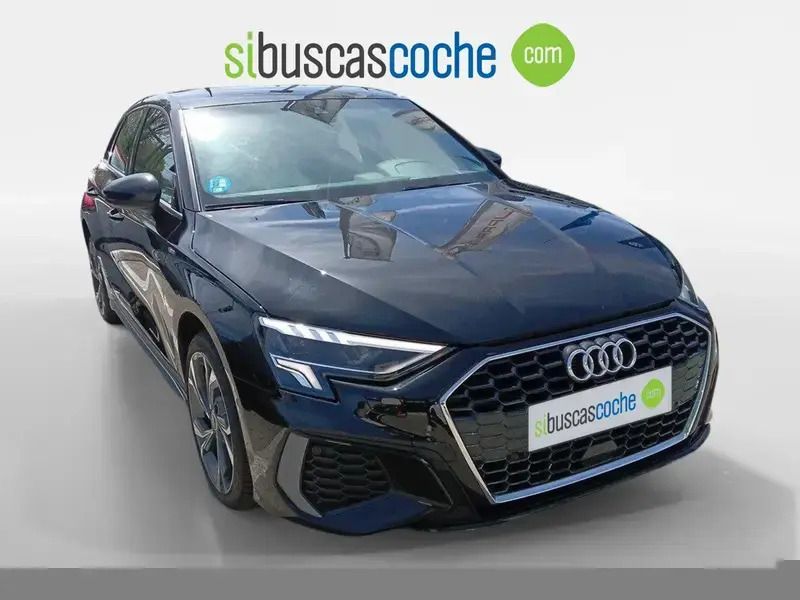 Negro Usado 2021 Audi A3 Sportback e-tron S-Line Berlina | 25.990 € (Un poco caro) - Imagen 1/4