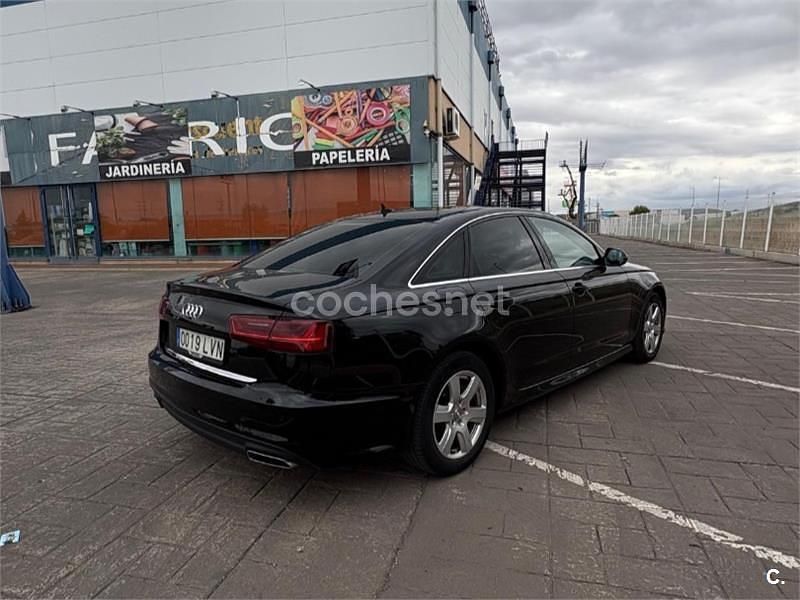 Usado Audi A6 190 CV (139 kW) 2017 Negro Berlina