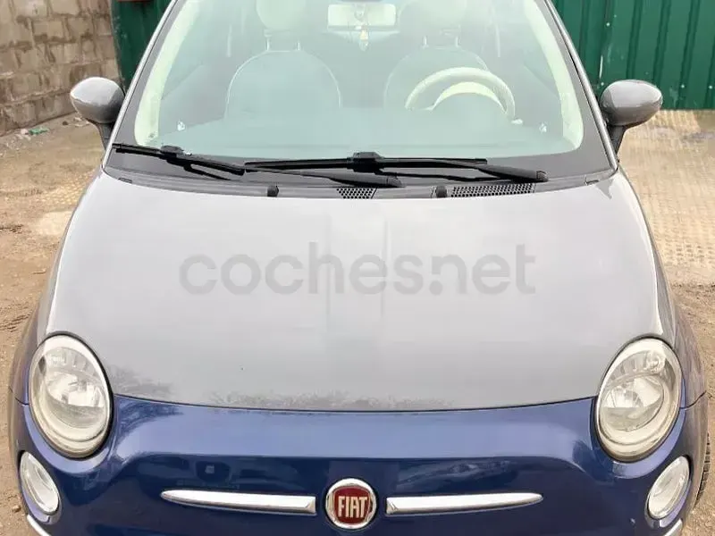 Usado Fiat 500 Lounge 75 CV (55 kW) 2008 Azul Berlina