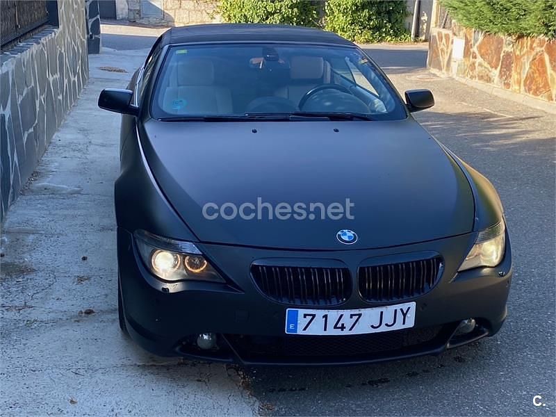 Negro Usado 2005 BMW 645 Cabriolet Descapotable | 14.500 € - Imagen 1/4