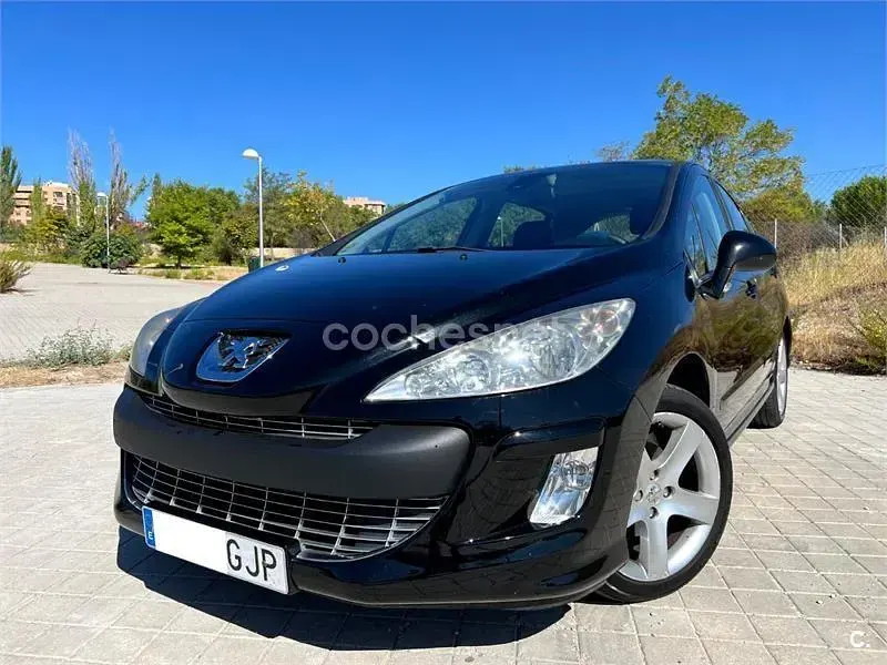 Usado Peugeot 308 Premium 110 CV (80 kW) 2009 Negro Berlina