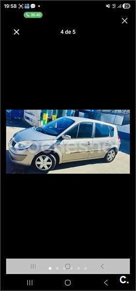 Usado Renault Scénic II 110 CV (80 kW) 2006 Beige Monovolumen