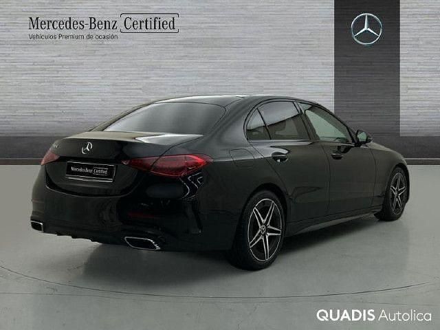 Usado Mercedes C220 AMG line 200 CV (147 kW) 2025 Negro obsidiana