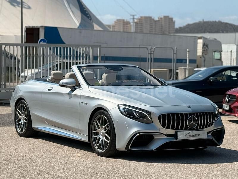 Gris / plata Usado 2020 Mercedes S63 AMG AMG Descapotable | 134.990 € (Precio justo) - Imagen 1/4
