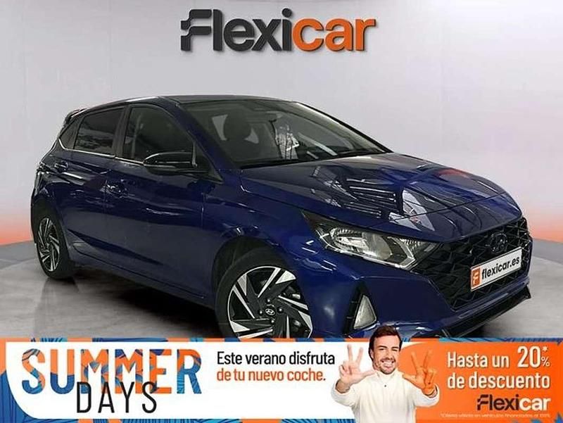 Azul Usado 2022 Hyundai i20 Berlina | 13.490 € (Super precio) - Imagen 1/4