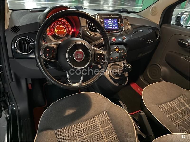 Usado Fiat 500 Pop 69 CV (50 kW) 2017 Negro Berlina