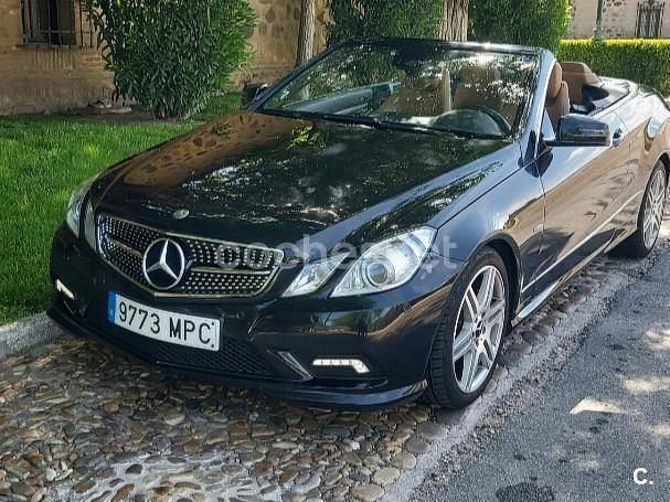 Negro Usado 2011 Mercedes E200 Avantgarde Descapotable | 17.600 € (Un poco caro) - Imagen 1/4