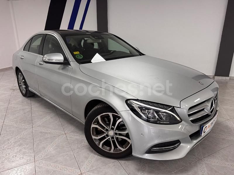 Usado Mercedes C220 170 CV (125 kW) 2015 Gris / plata Berlina