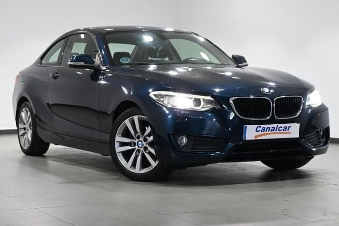 Usado BMW 218 150 CV (110 kW) 2016 Azul Coupe