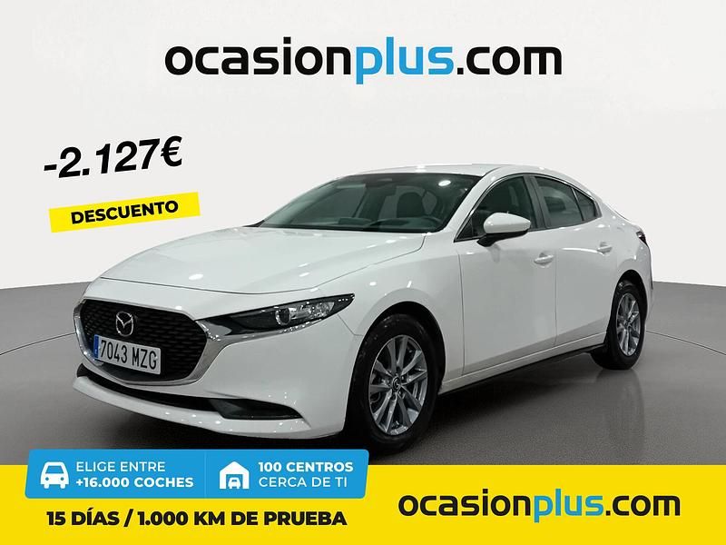 Blanco Usado 2025 Mazda 3 Prime-Line Berlina | 23.400 € - Imagen 1/4