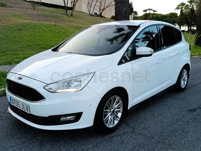 Usado Ford C-MAX Trend 100 CV (73 kW) 2015 Blanco Monovolumen