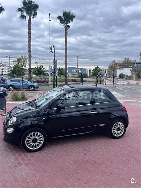 Usado Fiat 500 Lounge 69 CV (50 kW) 2019 Negro Berlina