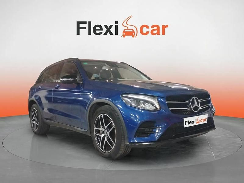 Usado Mercedes GLC220 170 CV (125 kW) 2019 Azul SUV