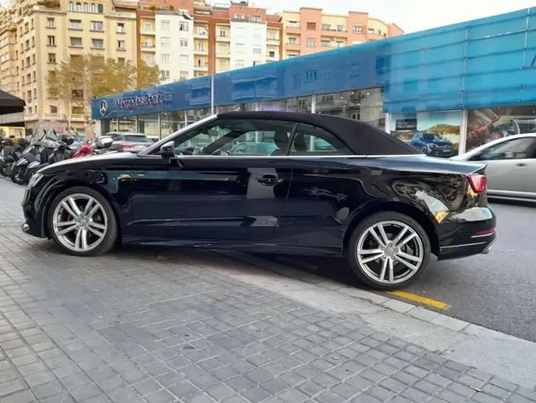 Usado Audi A3 Cabriolet S-Line 150 CV (110 kW) 2020 Negro Descapotable