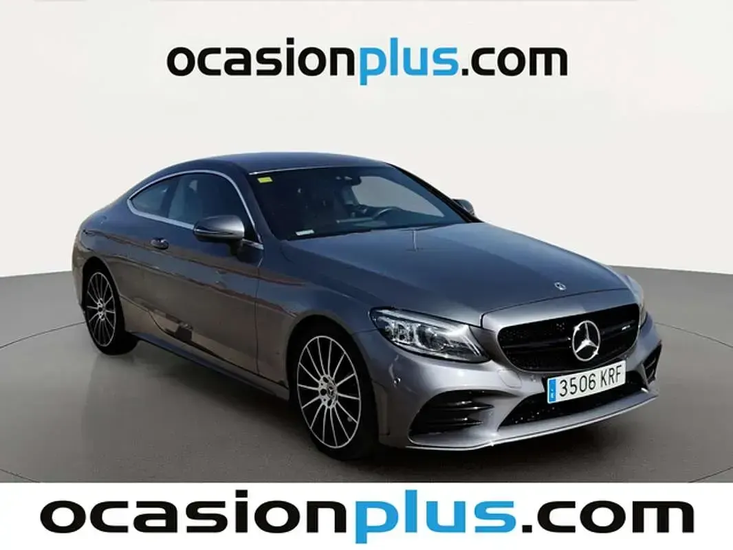 Usado Mercedes C200 184 CV (135 kW) 2018 Gris Coupe