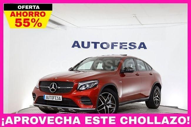 Rojo Usado 2019 Mercedes GLC43 AMG Coupe | 44.850 € (Buen precio) - Imagen 1/4