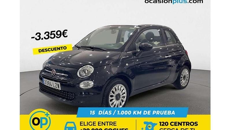 Usado Fiat 500C Dolcevita 71 CV (52 kW) 2022 Negro Descapotable
