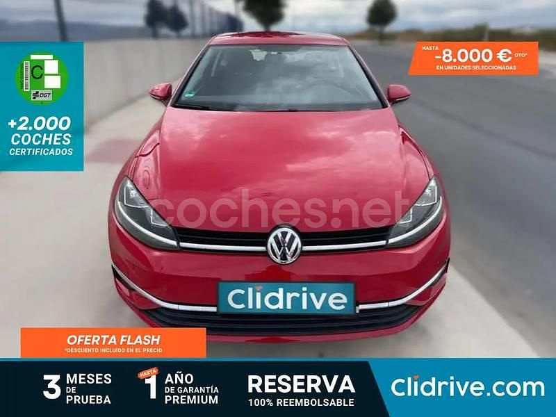 Rojo Usado 2018 VW Golf VII Sportline Berlina | 11.590 € (Super precio) - Imagen 1/3