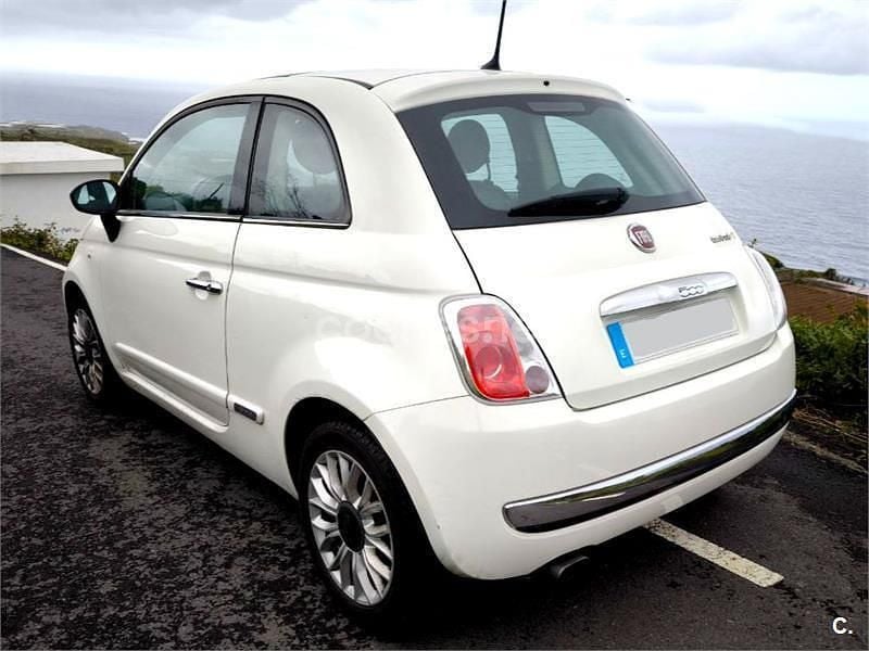 Usado Fiat 500 Lounge 105 CV (77 kW) 2014 Blanco Berlina
