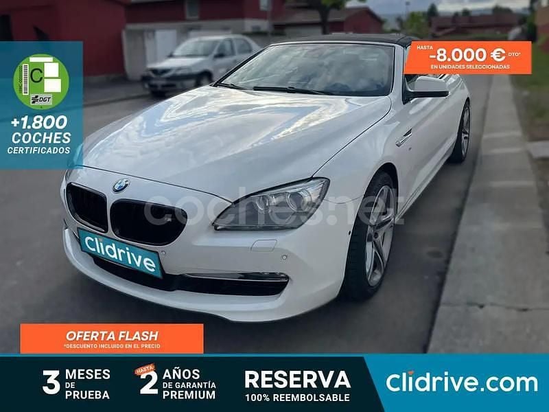 Blanco Usado 2010 BMW 650 Cabriolet Descapotable | 24.990 € - Imagen 1/4
