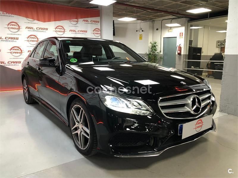 Usado Mercedes E400 Avantgarde 333 CV (244 kW) 2015 Negro Berlina