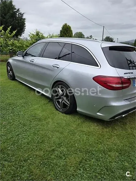 Usado Mercedes C220 AMG 170 CV (125 kW) 2016 Gris / plata Familiar