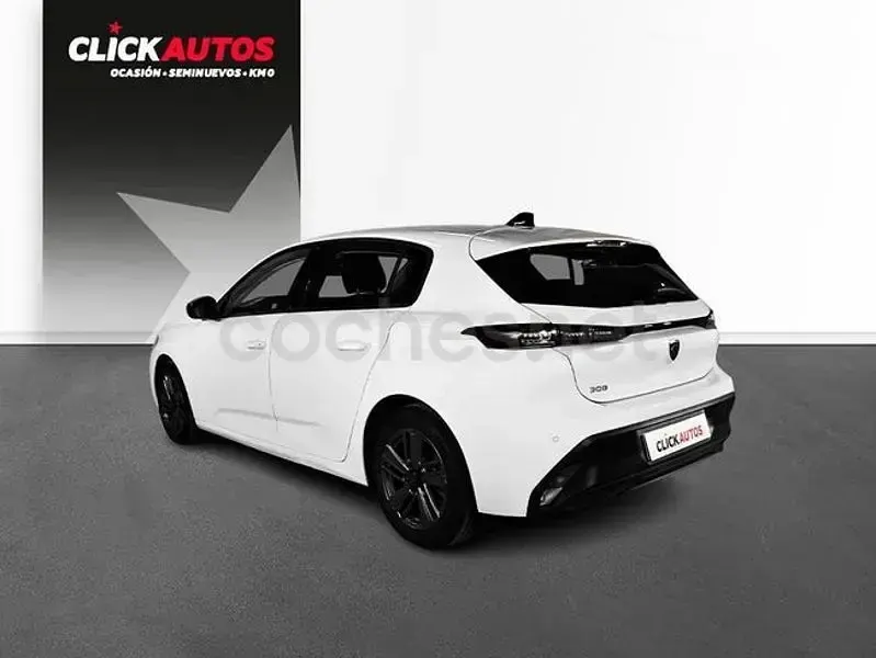 Usado Peugeot 308 Active 130 CV (95 kW) 2023 Blanco Berlina