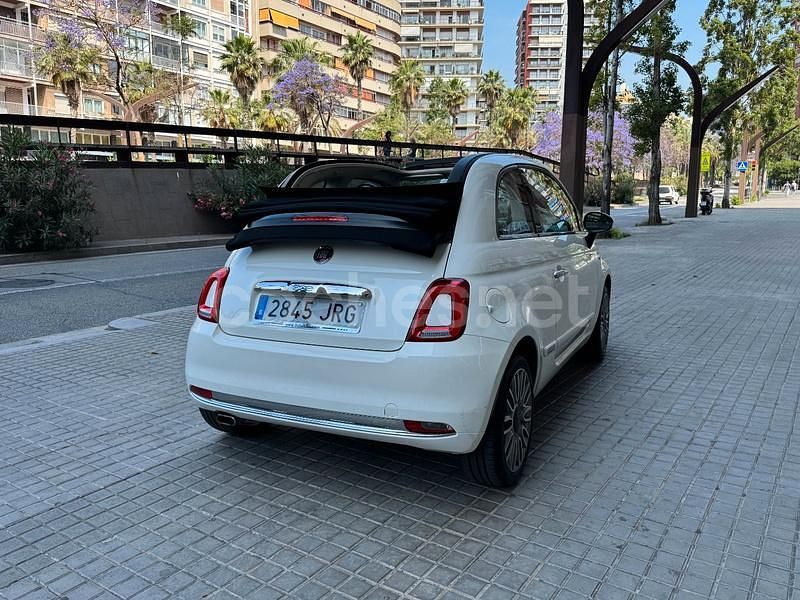 Usado Fiat 500C Lounge 69 CV (50 kW) 2016 Blanco Descapotable