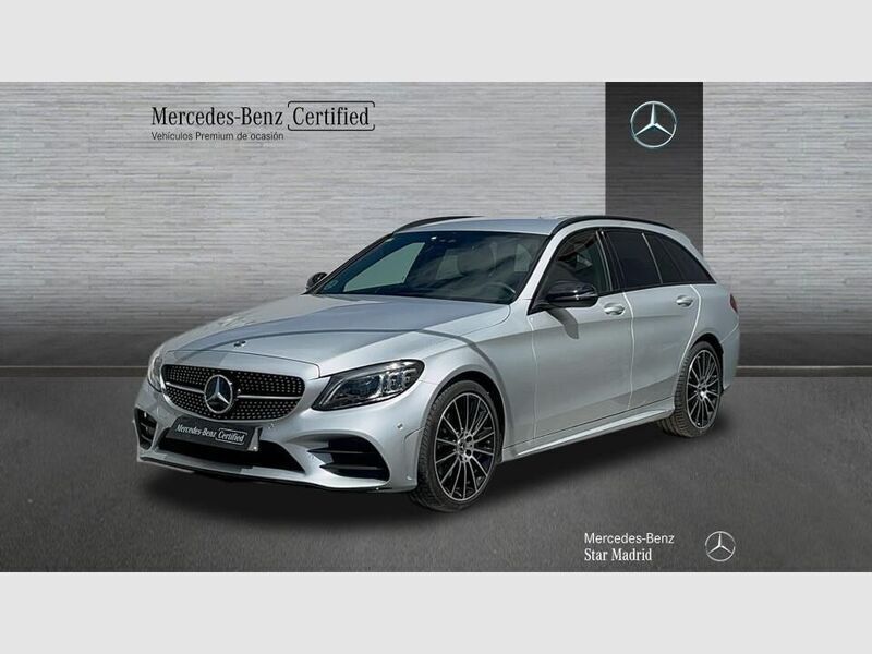 Gris / plateado Usado 2020 Mercedes C200 AMG line Familiar | 27.990 € (Precio justo) - Imagen 1/4