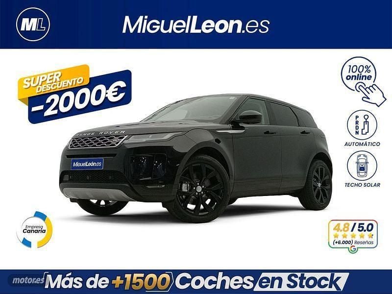 Negro Usado 2022 Land Rover Range Rover evoque R-Dynamic SUV | 29.985 € (Buen precio) - Imagen 1/3