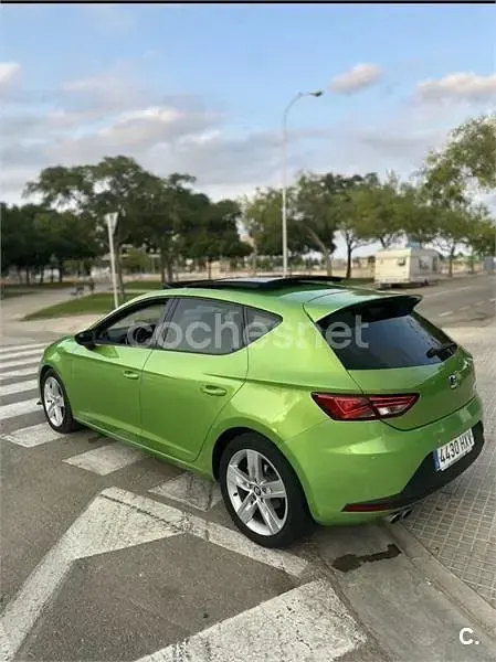 Usado Seat Leon I-Tech 150 CV (110 kW) 2014 Verde Berlina