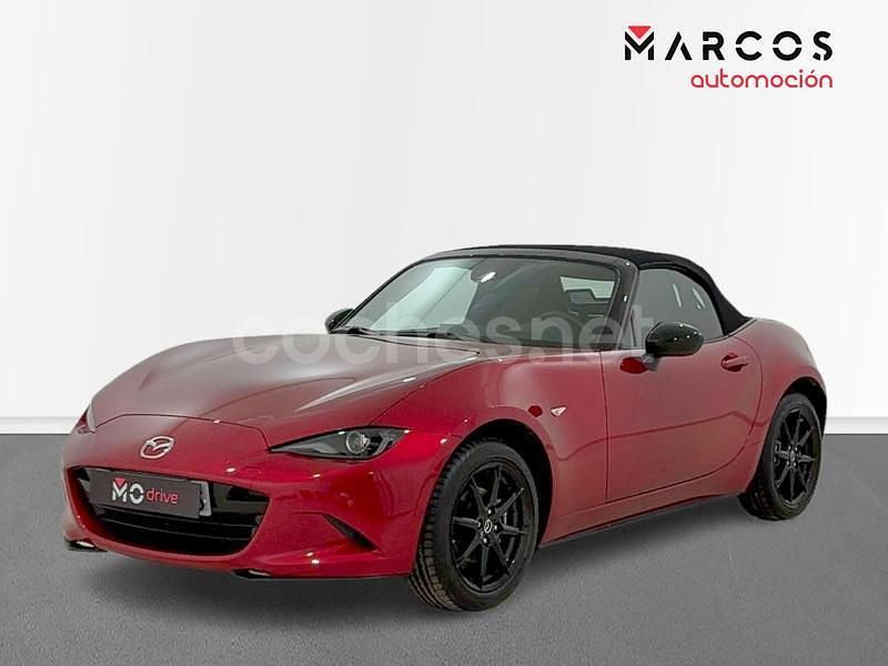 Rojo Usado 2024 Mazda MX5 Prime-Line Descapotable | 31.700 € (Caro) - Imagen 1/4
