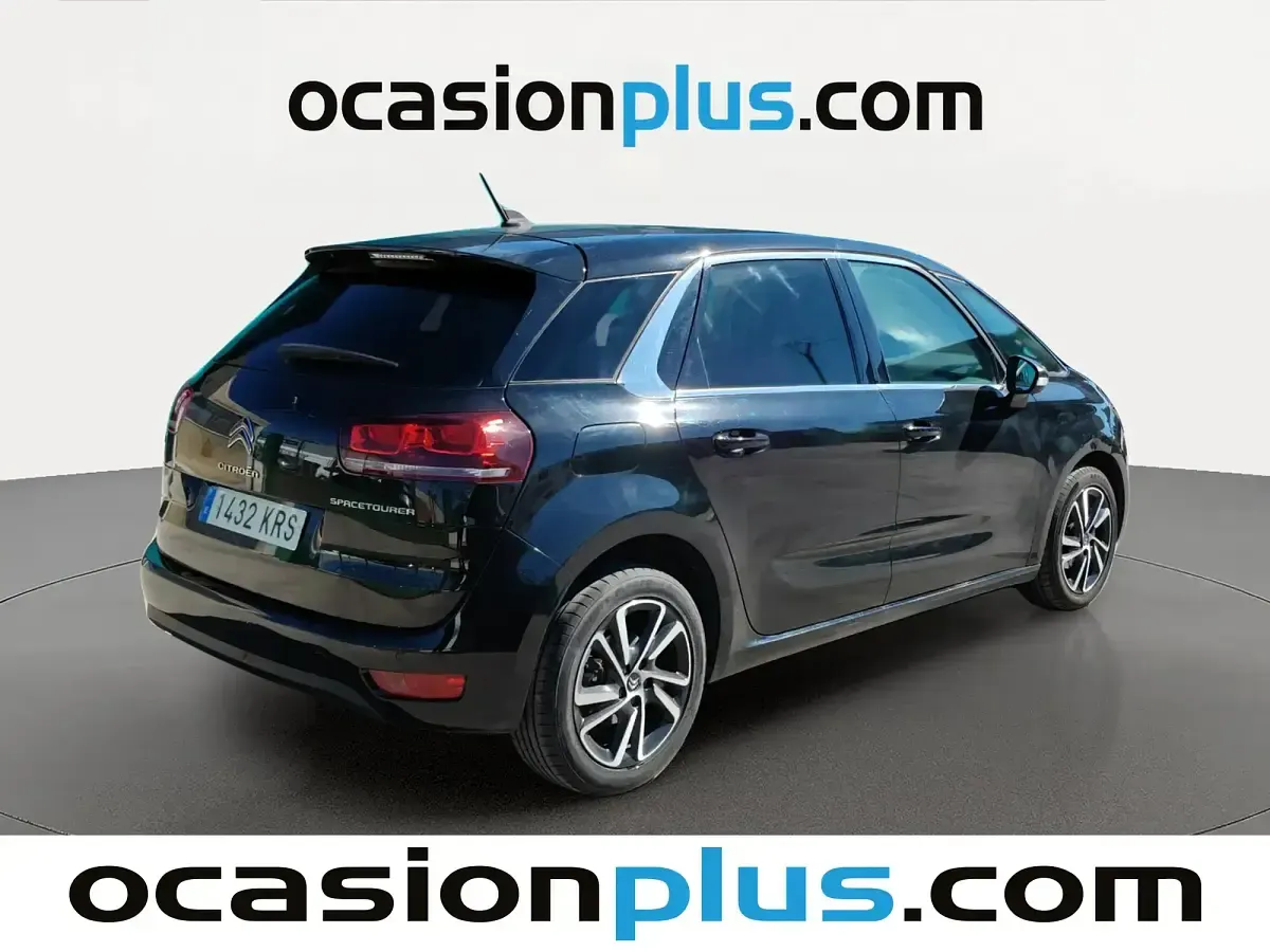 Usado Citroën C4 Feel 130 CV (95 kW) 2018 Negro Monovolumen