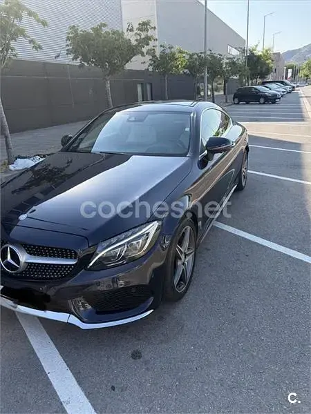 Usado Mercedes C250 204 CV (150 kW) 2016 Azul Coupe