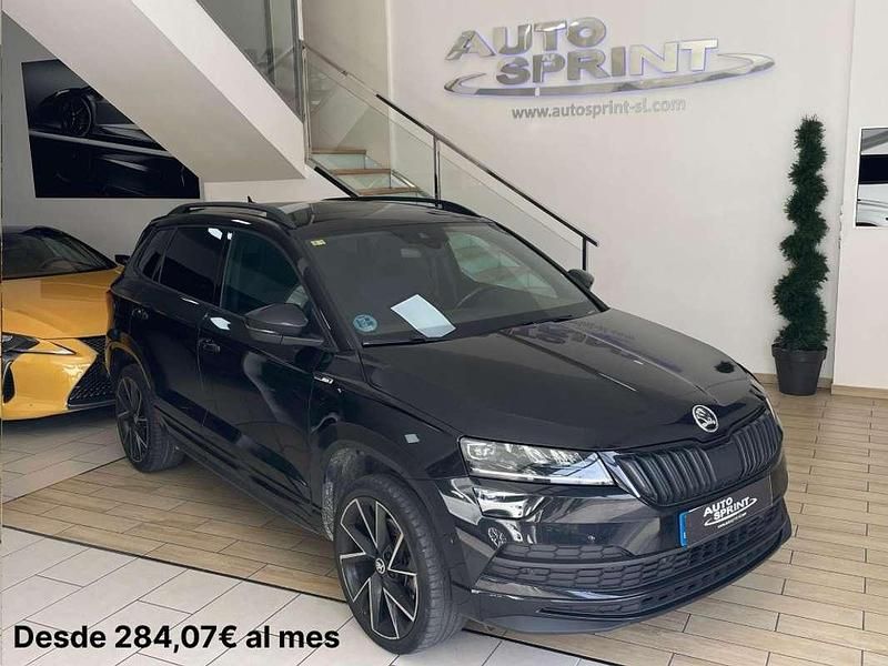 Usado Skoda Karoq SportLine 150 CV (110 kW) 2020 Negro SUV
