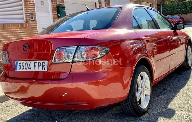 Brugt Mazda 6 Active 121 HK (88 kW) 2007 Rød Sedan