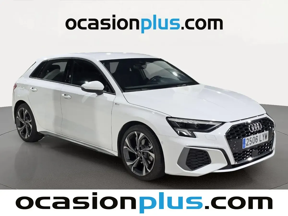Usado Audi A3 Sportback S-Line 110 CV (80 kW) 2022 Blanco Utilitario