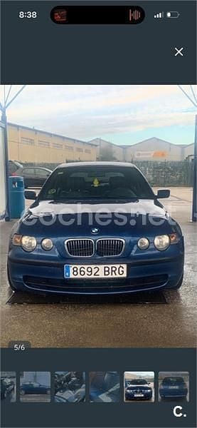 Usado BMW 323 170 CV (125 kW) 2001 Azul Berlina