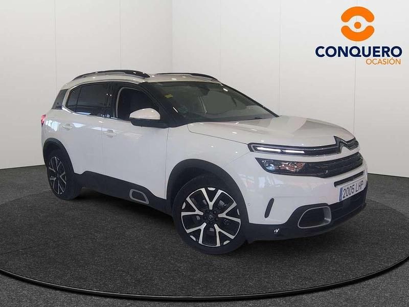 Blanco Usado 2020 Citroën C5 Aircross PureTech SUV | 16.390 € (Precio justo) - Imagen 1/4