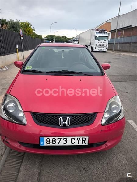 Rojo Usado 2004 Honda Civic LS Berlina | 4800 € (Caro) - Imagen 1/4